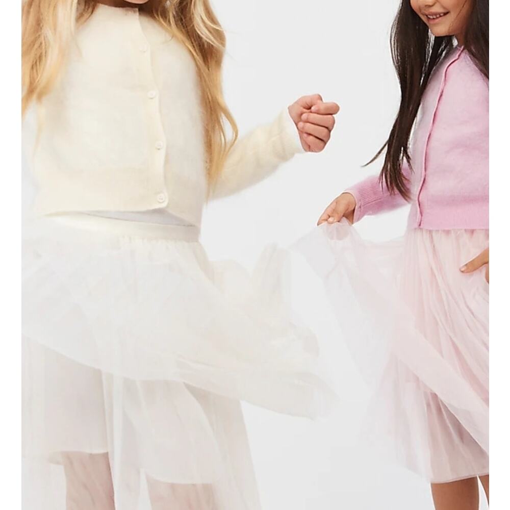 J. Crew Girls' Pleated Midi Skirt in Tulle Size XL NWOT